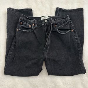 abercrombie jeans - the ankle straight ultra high rise - size 4XS (27)